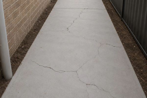 cracks in concrete