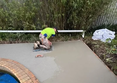 pool area concreting Western Sydney